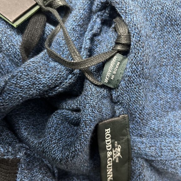 Mens Small RODD & GUNN Men's Kingsley Park Knit Hoodie $148 in Cobalt 005948 - Picture 12 of 12